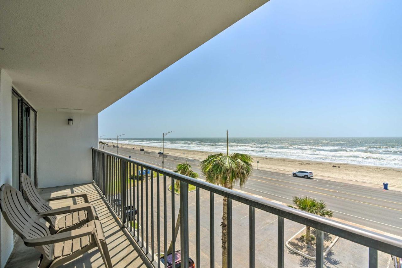 Galveston Oceanfront Condo With Balcony And View! Exterior foto